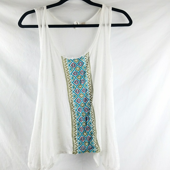 Soulmates Tops - 💜Clearance💜Soulmates White Lose Fitting Tank